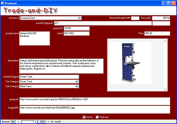 The Trade and DIY database