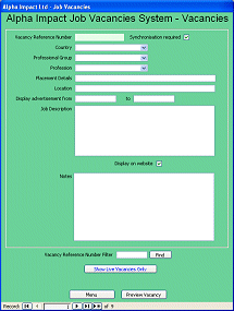 Alpha Impact Job Vacancies System