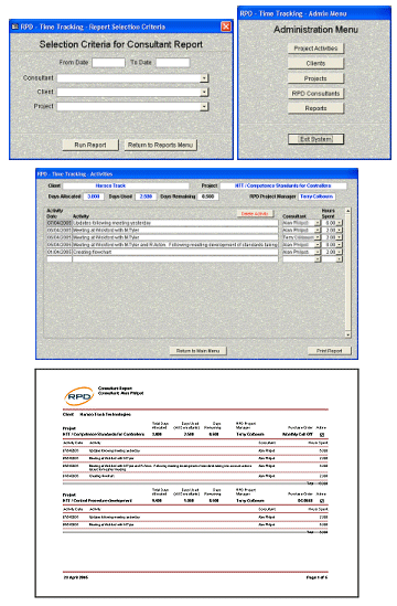 RPD Time Tracking System