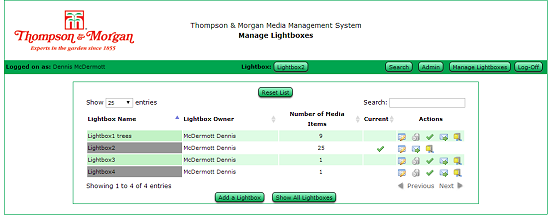 Manage Light Boxes